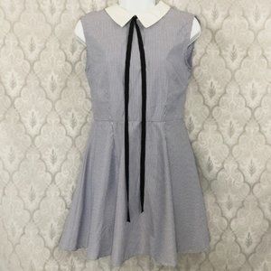NWT After Market Sleeveless Pinstriped Mini Dress
